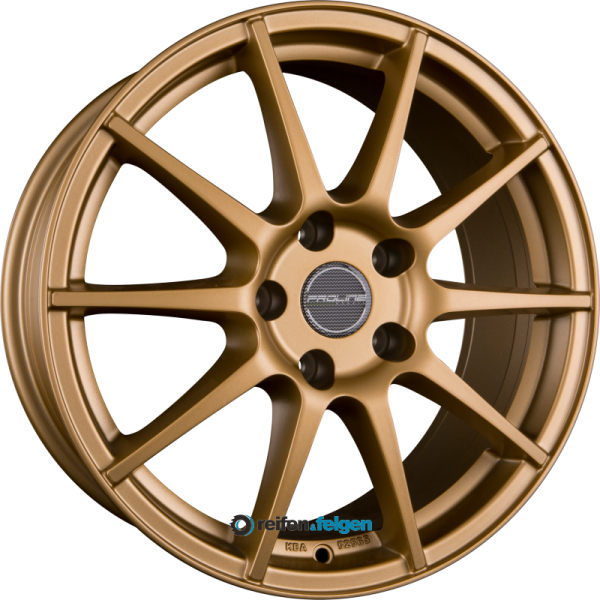 ProLine Wheels UX100 7.5x18 ET45 5x114.3 NB74.1 Gold Matt (GOM)