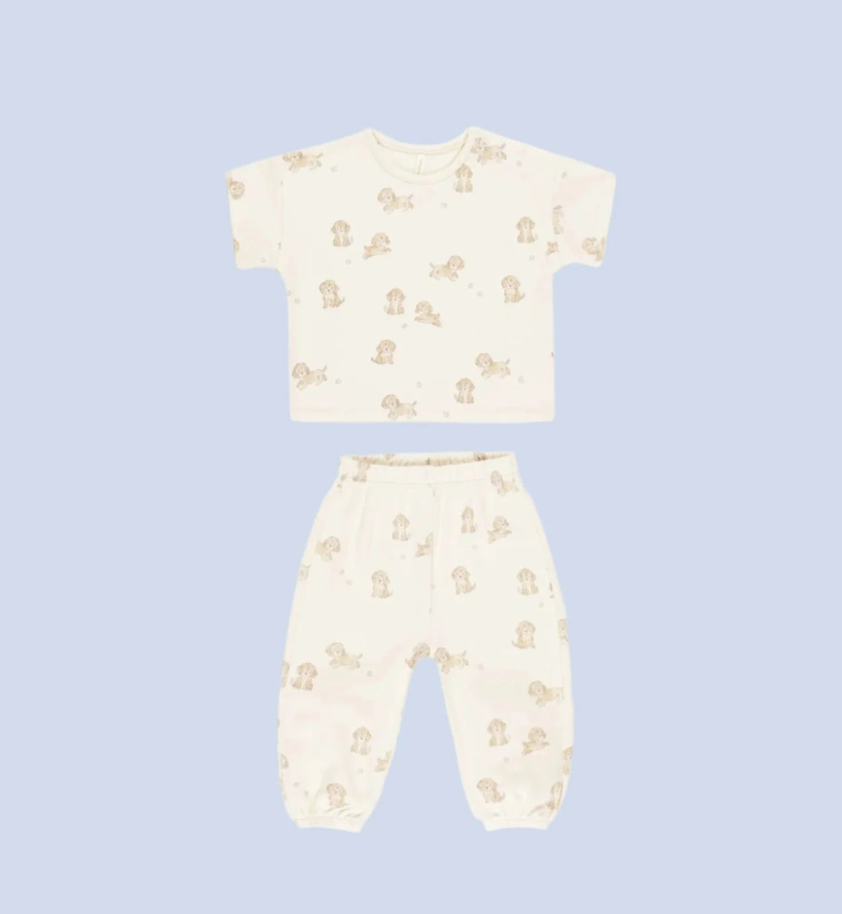 Quincy Mae Puppies Jersey Tee and Pants Set - Baby & Toddler | HONEYPIEKIDS 