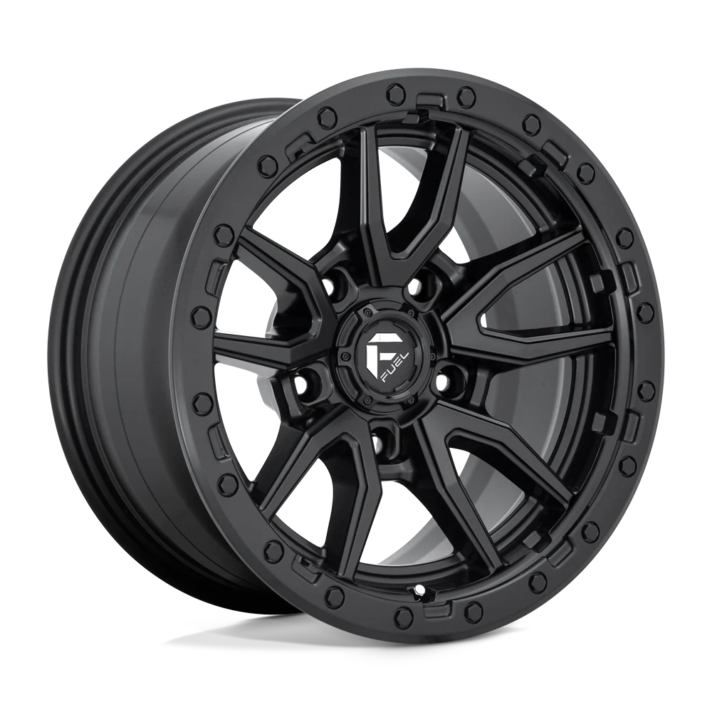 4 Llantas Fuel Rebel D679 Black 17x9" 5x127