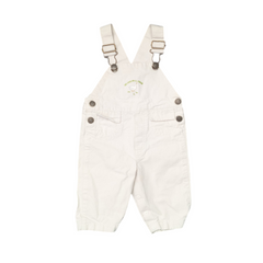 Jacadi Linen ‘Les Amis De La Ferme’ Overalls