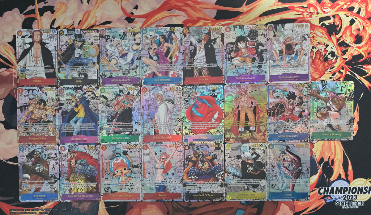 Premium Quality Textured One Piece Manga Cards OP01 - OP16 EB01 - EB04 PRB01 - PRB02 OPTCG English Proxy