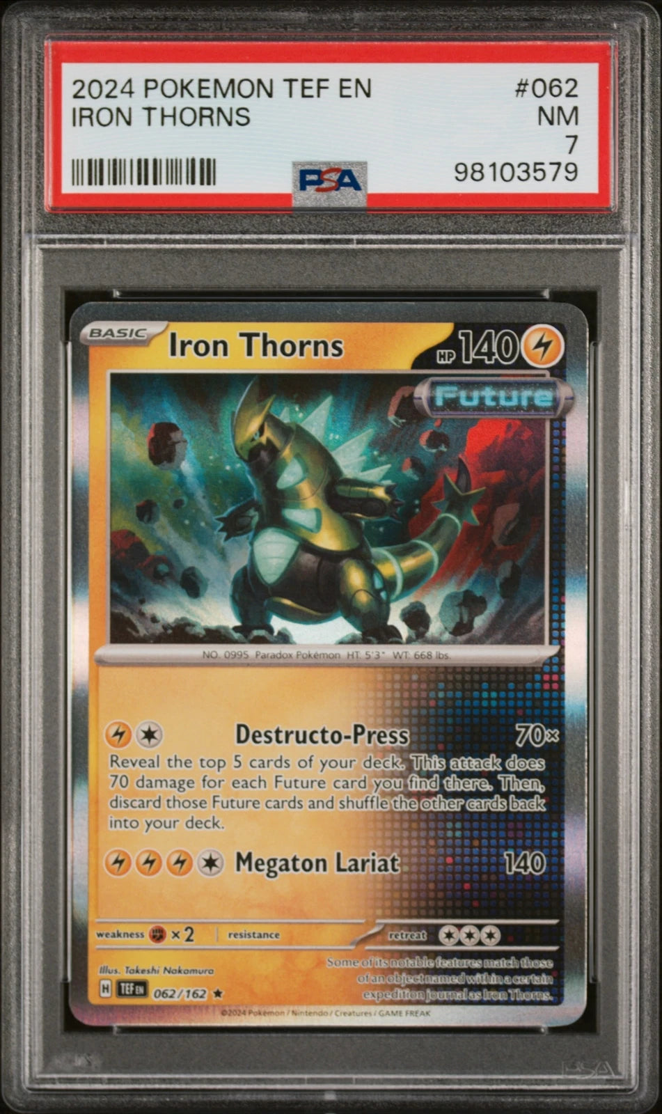 Iron Thorns 062/162 SV05: Temporal Forces Holo