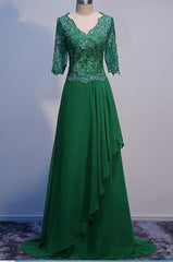 Green Mother of The Bride Dress