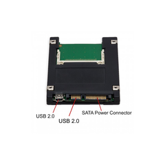 Syba SD-ADA50024 Dual Compact Flash to SATA II or USB 2.0 2.5" Enclosure Adapter