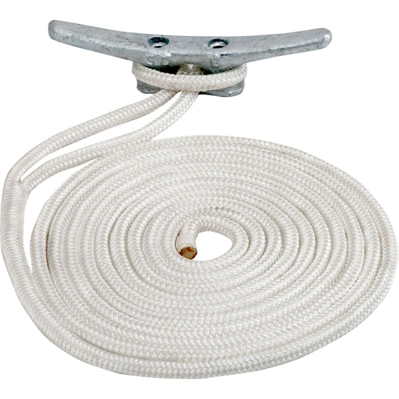 Sea-Dog Double Braided Nylon Dock Line - 3/4 x 25 - White [302119025WH-1] Anchoring & Docking, Anchoring & Docking | Dock Line, 