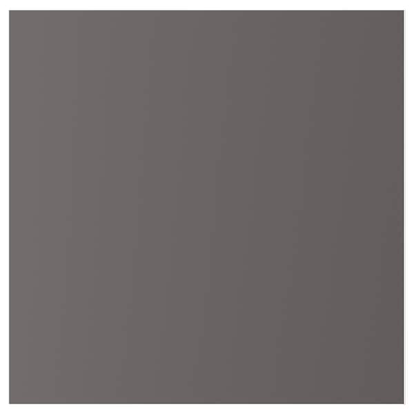 Ikea SKATVAL - Door with hinges, dark grey, 40x40 cm