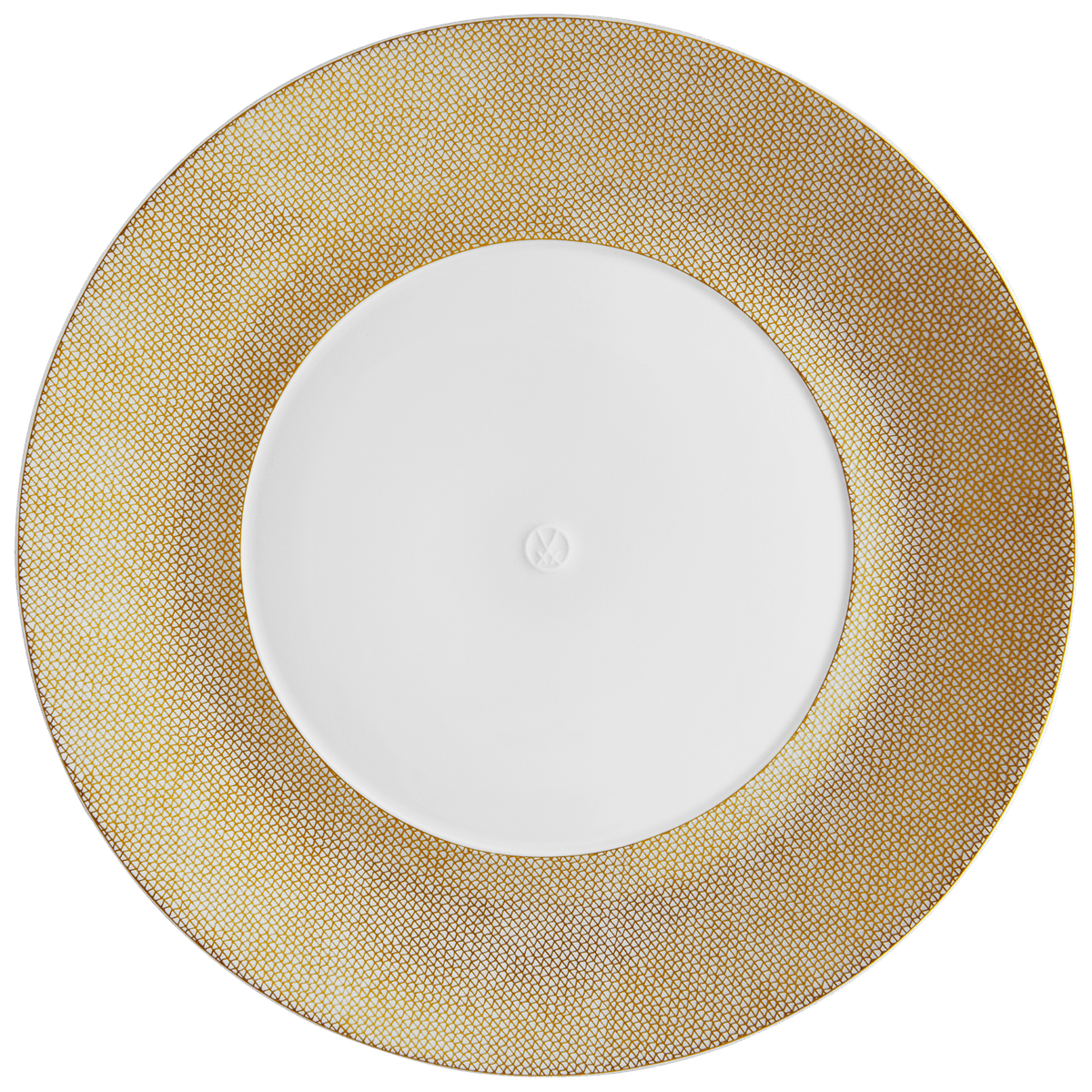 Speiseteller, groß, Mesh, gold, Ø 30 cm | Meissen Cosmopolitan 79a165 - 37479 - Meissen Weimar