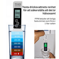 💥Vakt över hälsa💧TDS-mätare Digital vattenkvalitetstestare