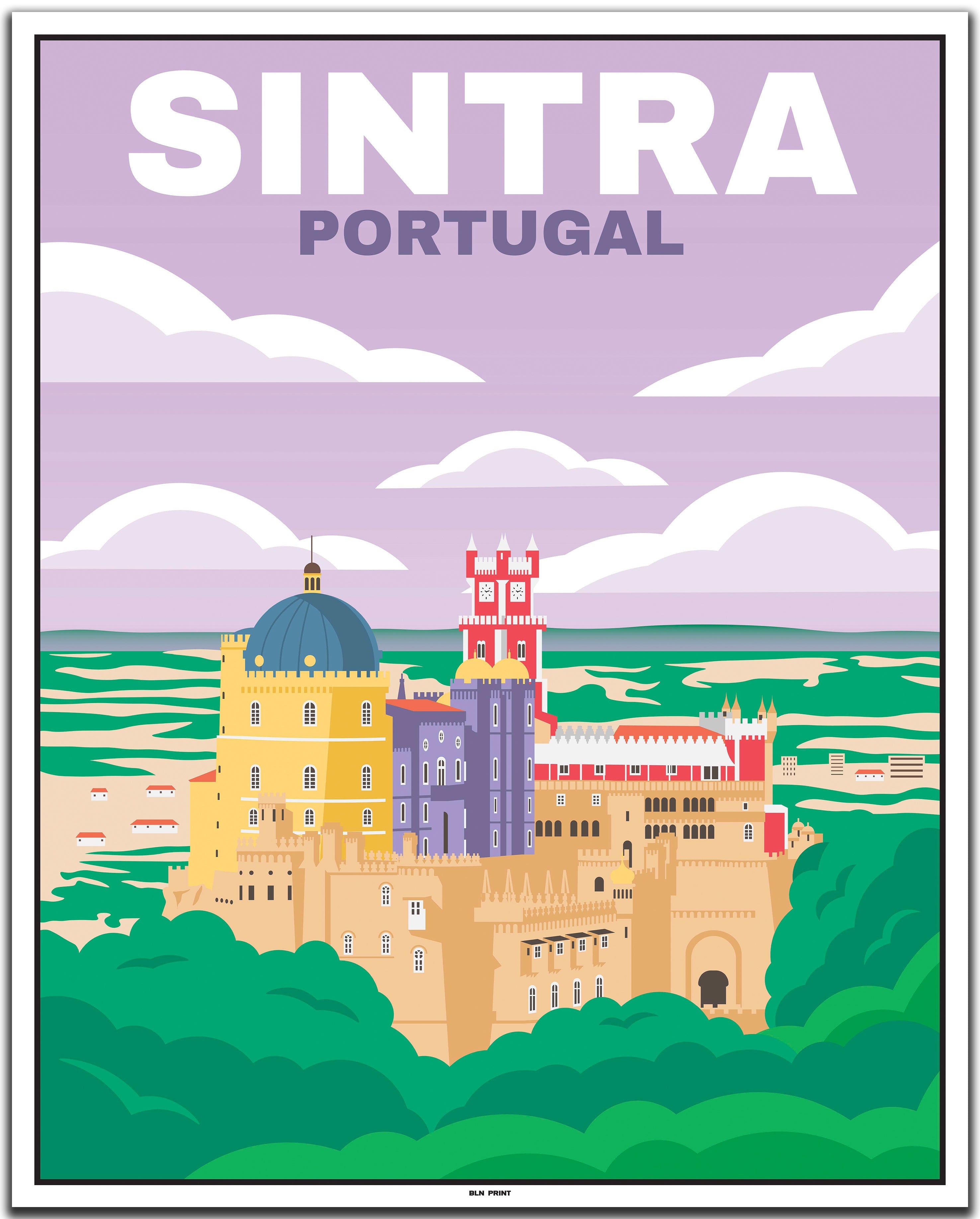 vintage Lissabon poster shop #40x50cm-weier-farbrand