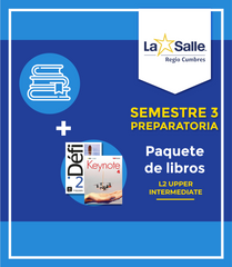 IR CUMBRES: Paquete de Libros 3er Semestre Upper Intermediate