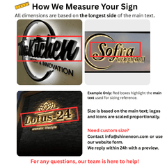 Vanilla Coffee And Desert 3D Backlit Channel Letters Led Light Sign - Shineneon