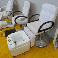 VASCA PODOLOGICA PEDICURE META WEELKO CROMOTERAPIA CARICO E SCARICO ACQUA