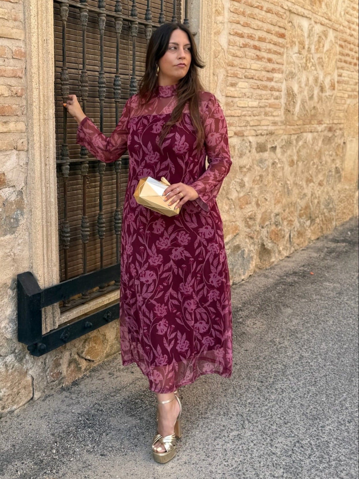Vestido Tul estampado | Lyra - Alalá Moda Mujer