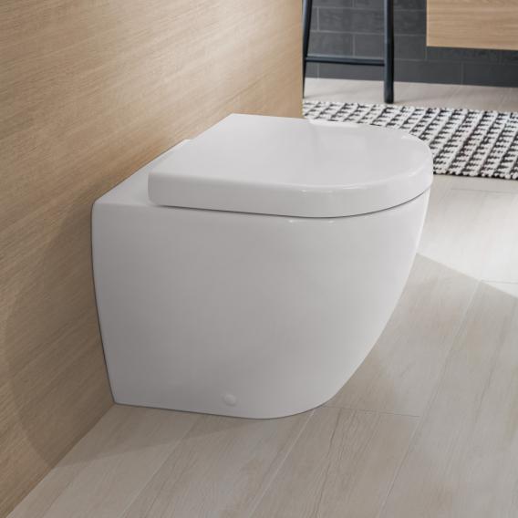 Villeroy & Boch Subway 2.0 floorstanding washdown toilet, open flush rim