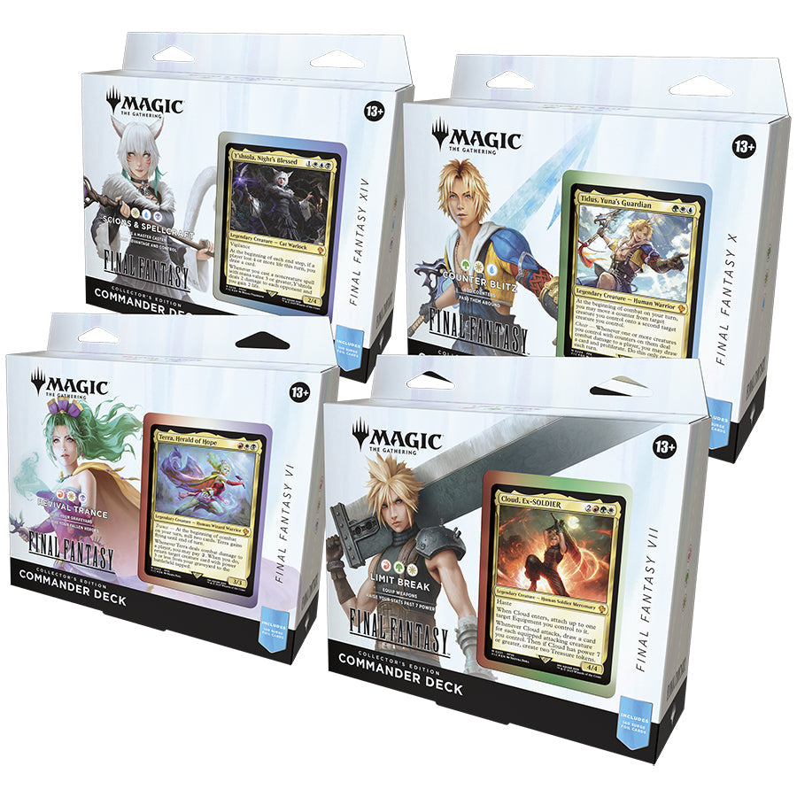 MAGIC THE GATHERING: UNIVERSES BEYOND: FINAL FANTASY COLLECTOR COMMANDER DECKS