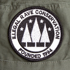 Illegal Rave - Draw String Bucket Hat - Khaki