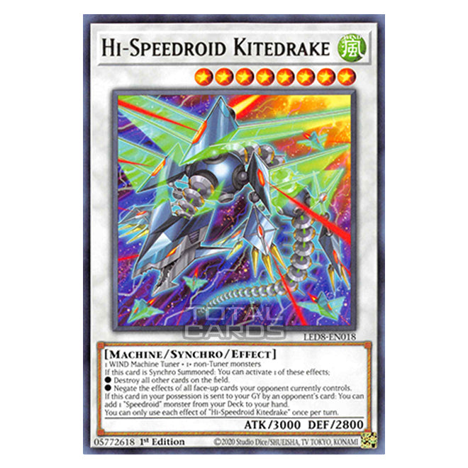 Yu-Gi-Oh! - Legendary Duelists: Synchro Storm - Hi-Speedroid Kitedrake (Rare) LED8-EN018