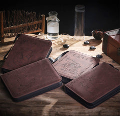 Pokemon Brown 4-Pocket Refillable Embossed PU Leather Trade Binders